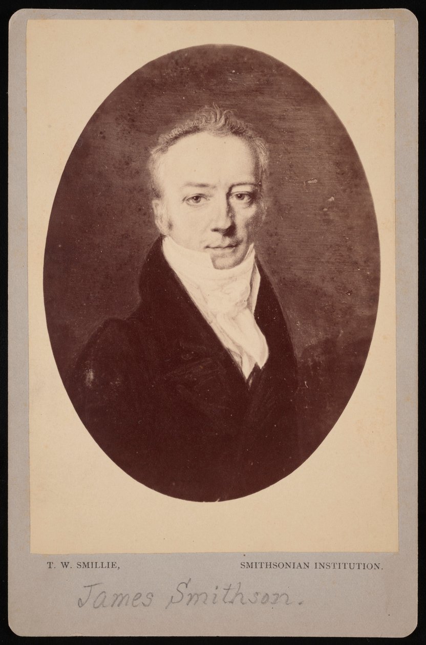 Retrato de James Smithson 1765-1829, 1816 fotografado na década de 1870. de Thomas William Smillie