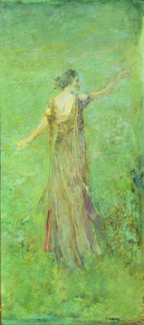 Junho, c. 1920 (óleo sobre tela) de Thomas Wilmer Dewing