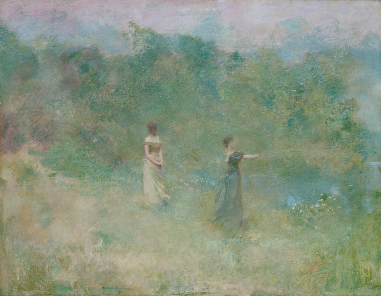 Verão, c.1890 (óleo sobre tela) de Thomas Wilmer Dewing