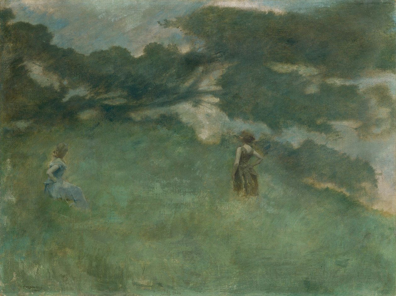 O tordo eremita de Thomas Wilmer Dewing