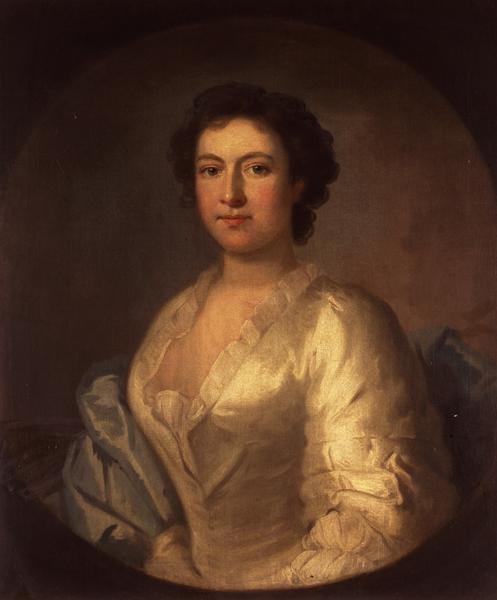 Retrato da cantora Susannah Maria Cibber de Thomas Wollaston