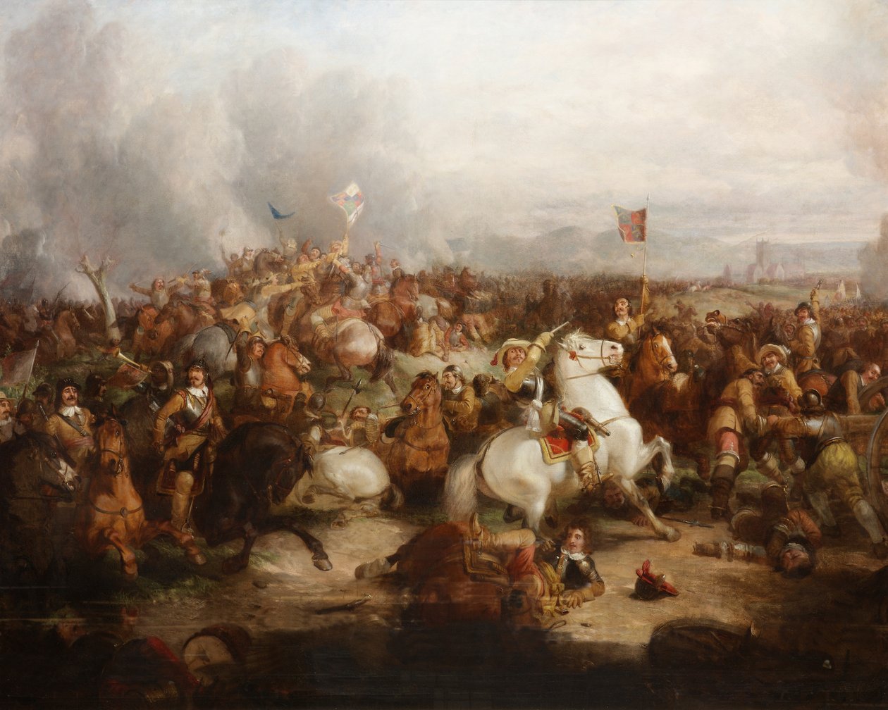 A Batalha de Worcester, 3 de setembro de 1651 de Thomas Woodward
