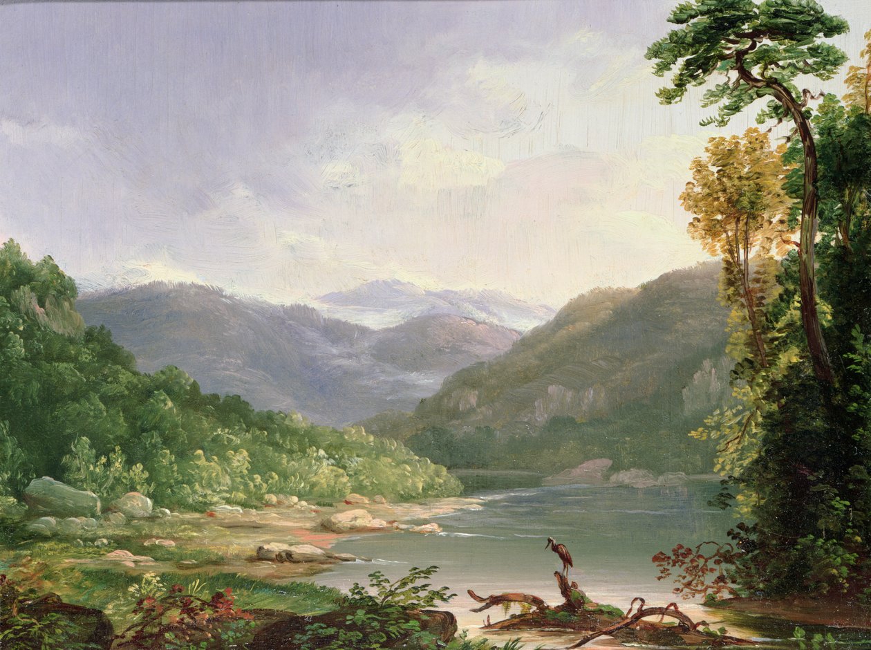 Rio Kentucky, perto do rio Dic de Thomas Worthington Whittredge