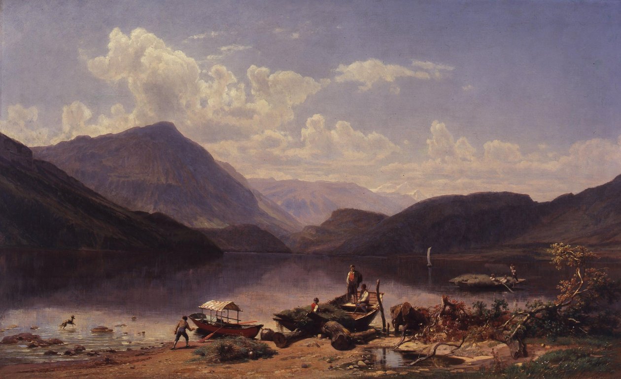 Paisagem perto de Roma de Thomas Worthington Whittredge