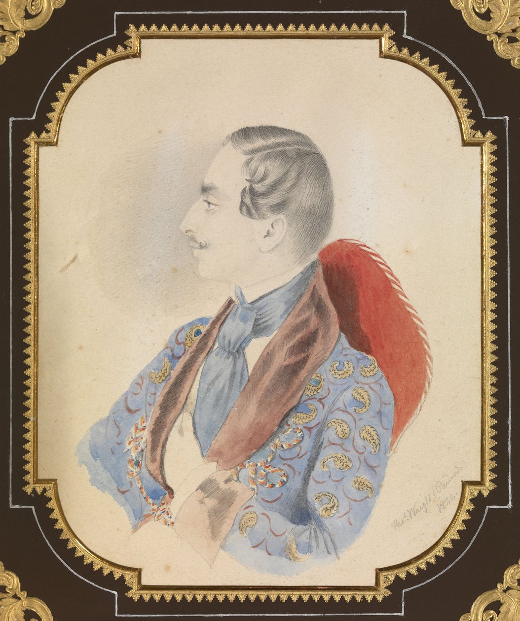 Retrato de Ilya Mikhaylovich Miklashevsky, 1844 de Thomas Wright