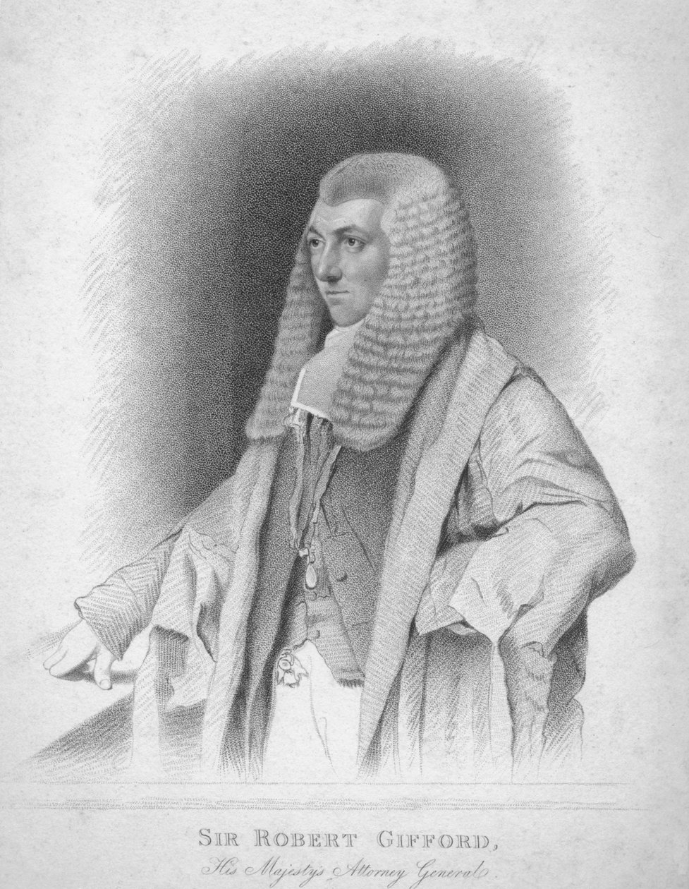 Sir Robert Gifford, Procurador Geral de Sua Majestade, c1820. de Thomas Wright