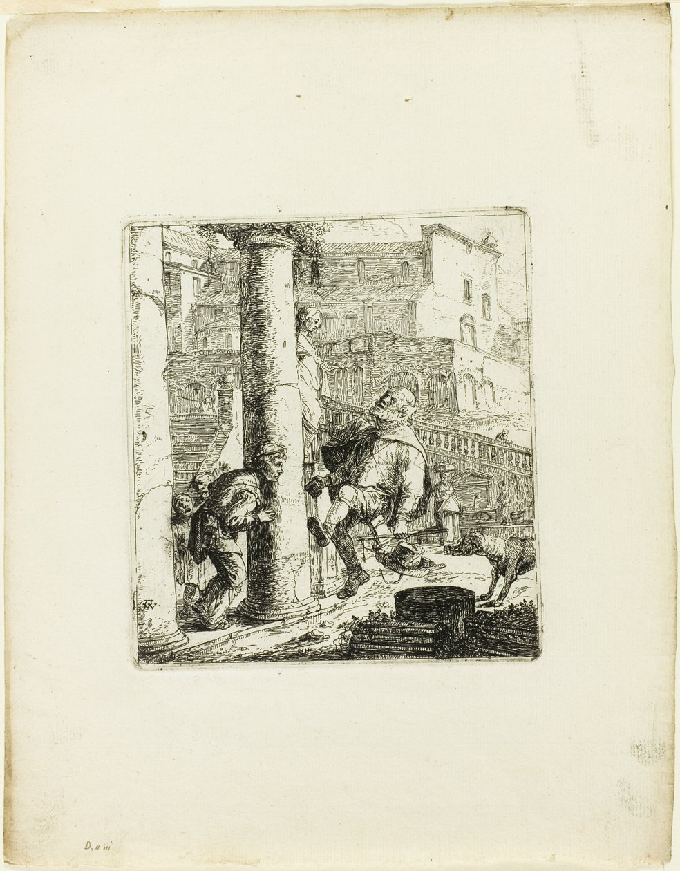 O mendigo cego enganado por Lazarilho de Thomas Wyck