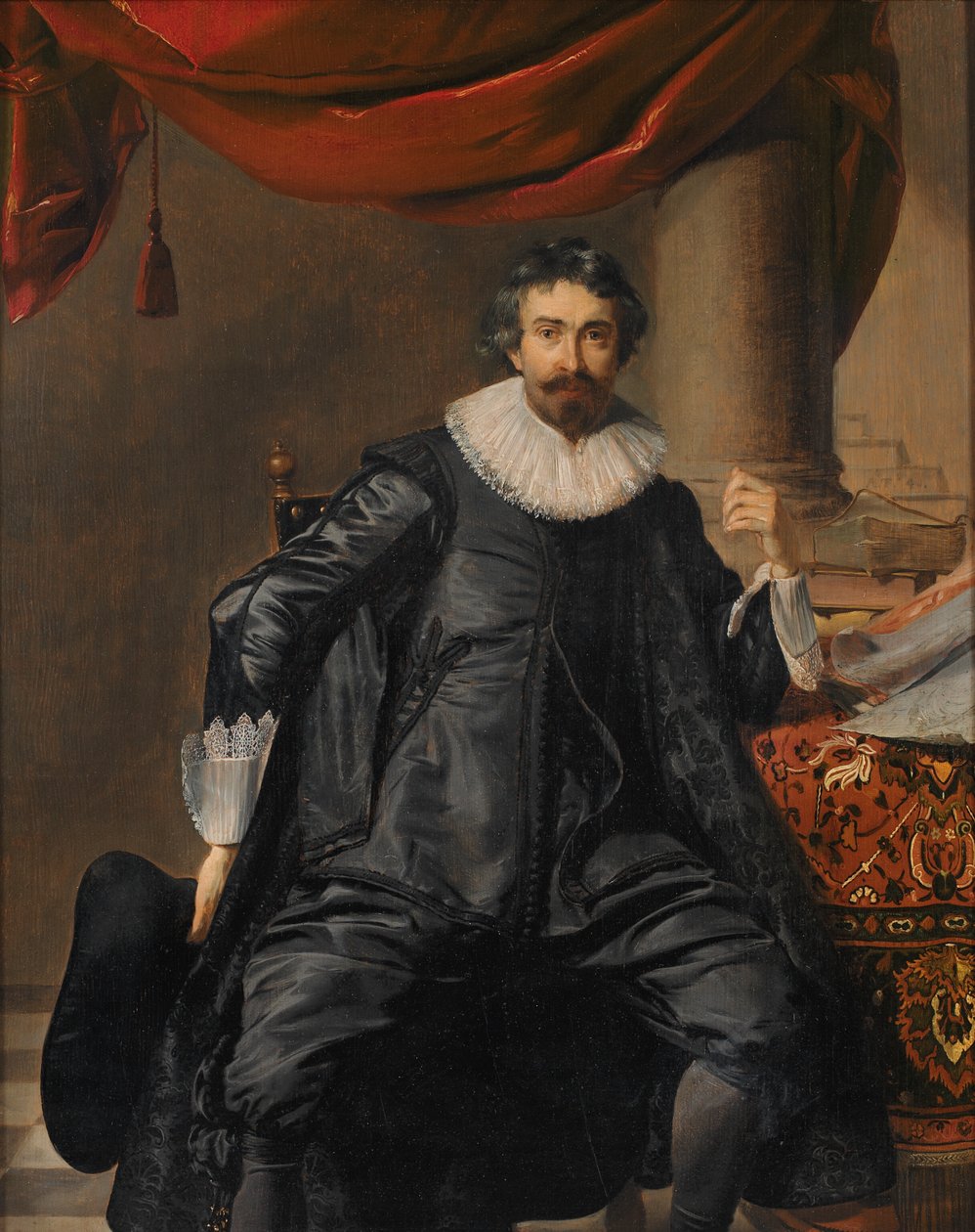 Retrato de um homem de Thomas de Keyser