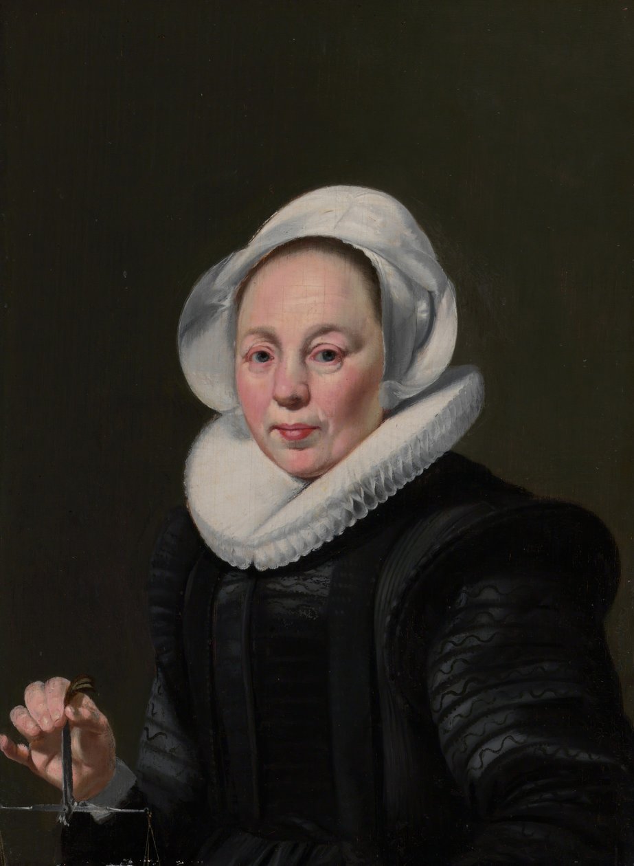 Retrato de uma mulher com equilíbrio, ca. 1625-26. de Thomas de Keyser