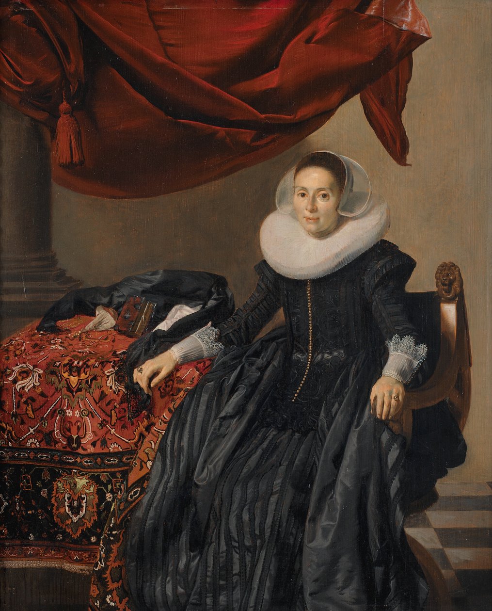 Retrato de uma jovem de Thomas de Keyser