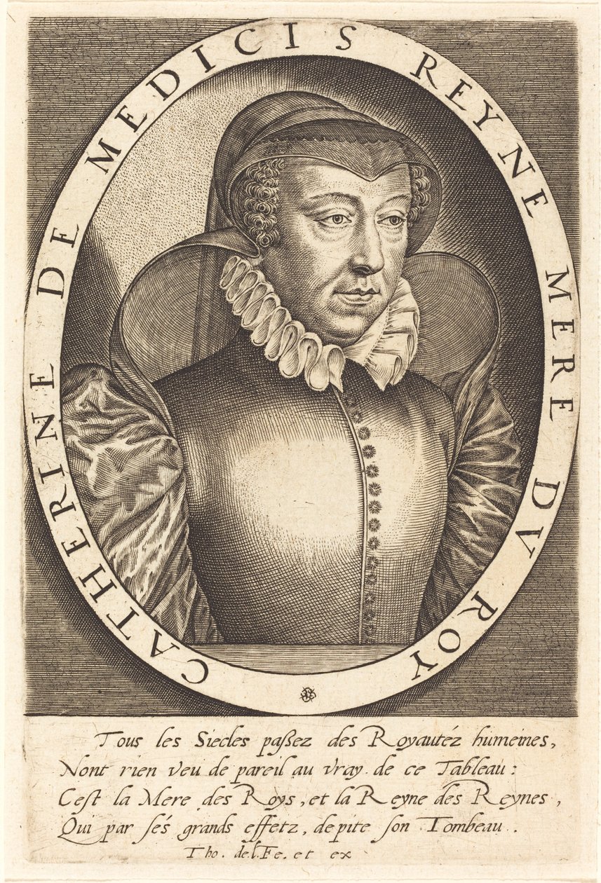 Catarina de Médici, Rainha da França de Thomas de Leu