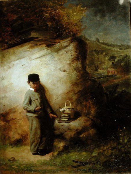 O Truant (óleo sobre tela) de Thomas Le Clear
