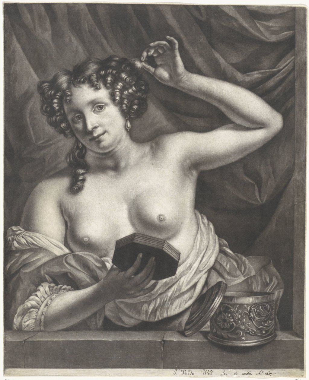 Mulher em uma janela de Thomas van der Wilt
