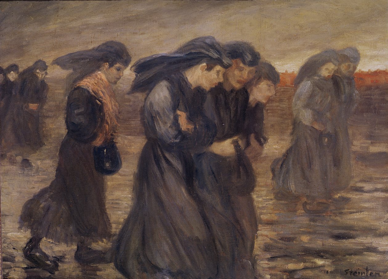 Os graduadores de carvão, 1905 de Théophile Alexandre Steinlen