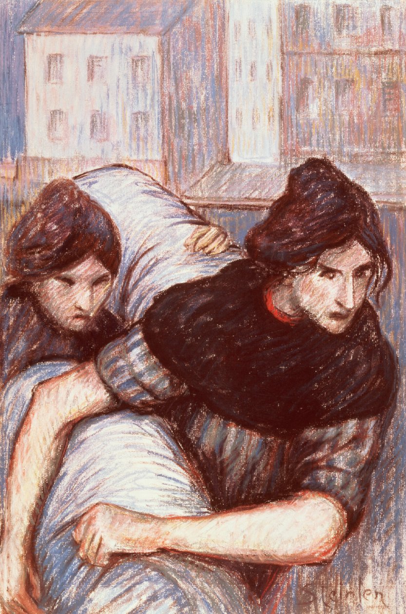 The Laundresses, 1898 (pastel sobre tela) de Théophile Alexandre Steinlen
