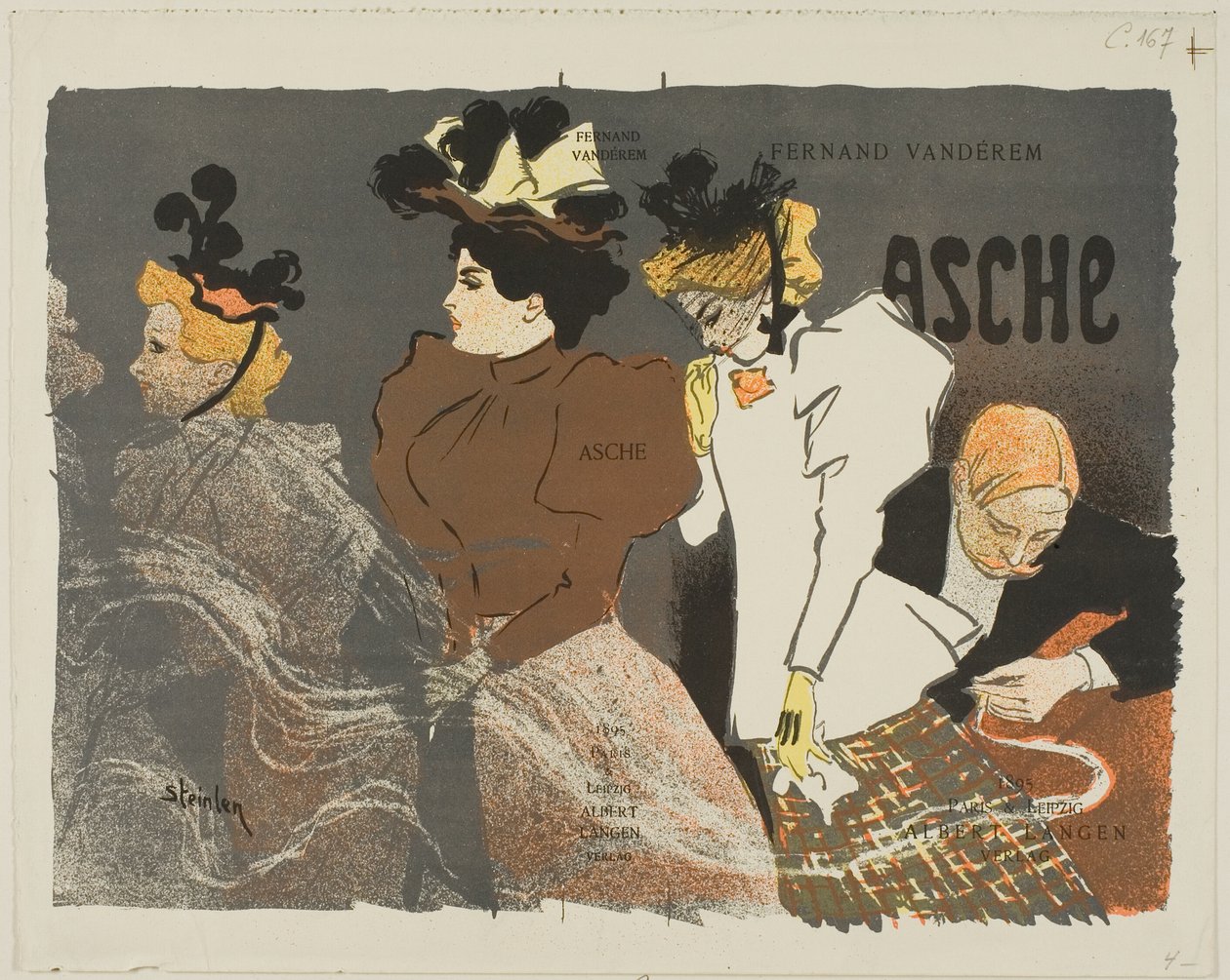 Cinzas de Théophile Alexandre Pierre Steinlen