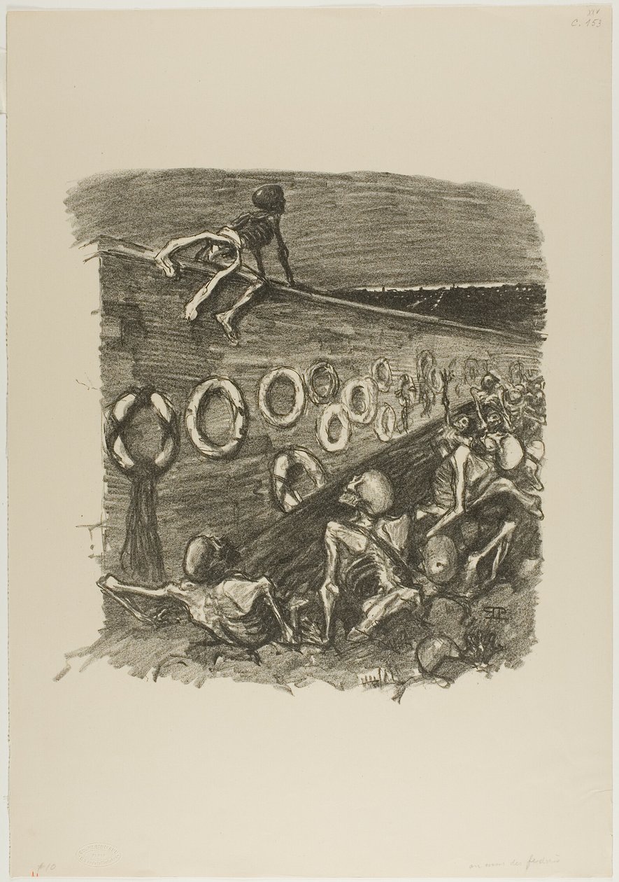 No Muro dos Federais de Théophile Alexandre Pierre Steinlen