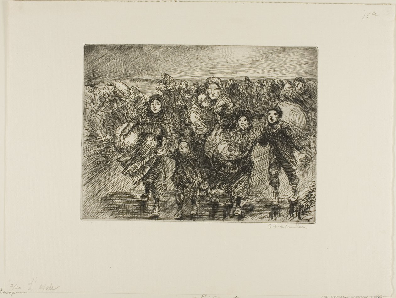 Antes da invasão de Théophile Alexandre Pierre Steinlen