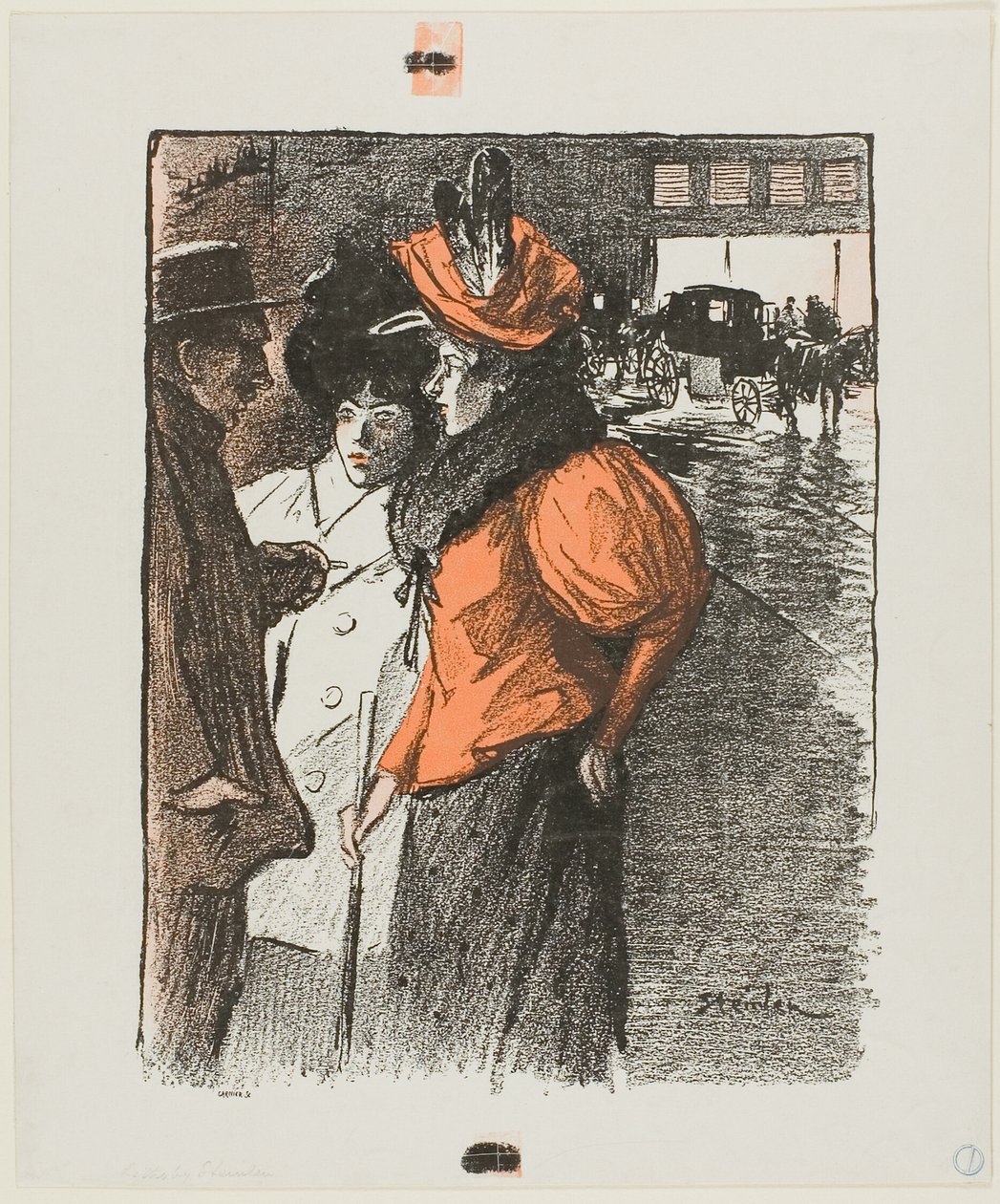 Conversação de Théophile Alexandre Pierre Steinlen