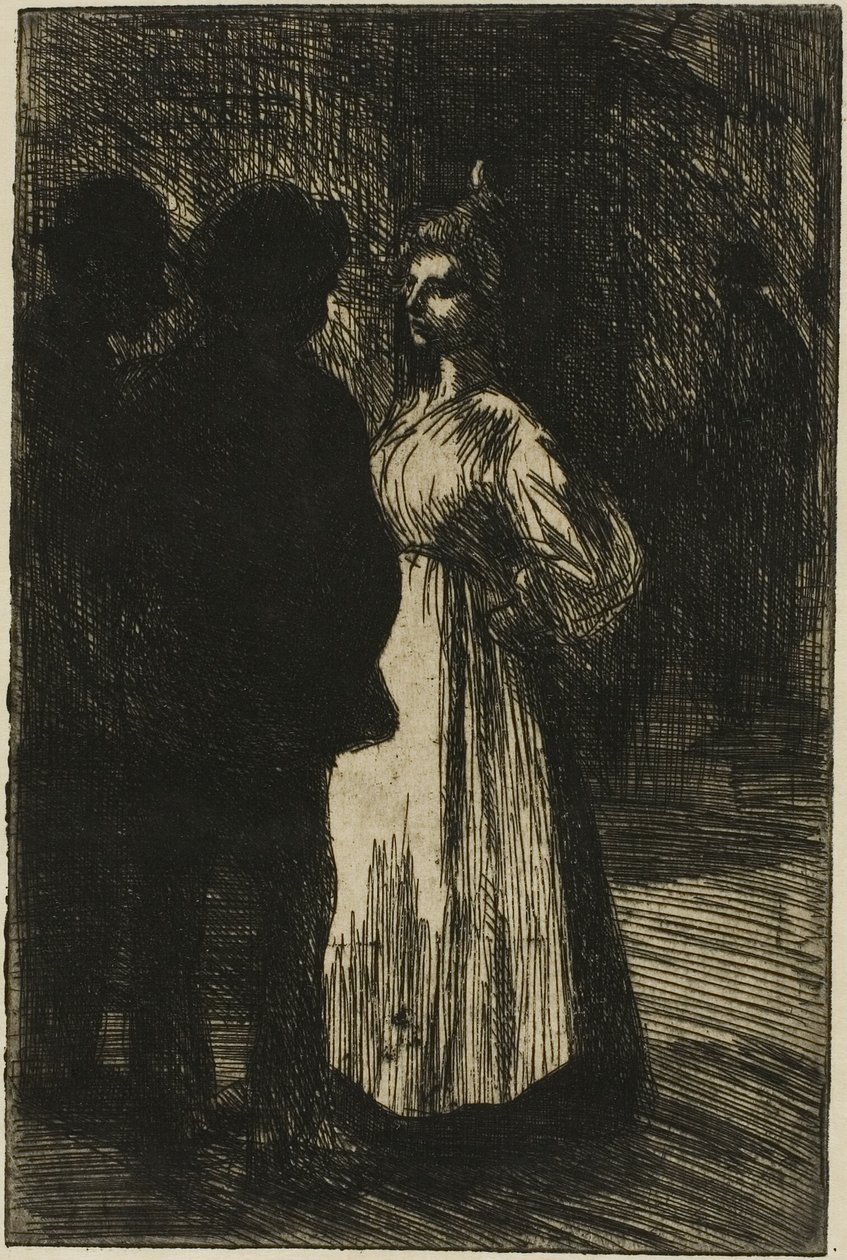 Conversa à noite de Théophile Alexandre Pierre Steinlen