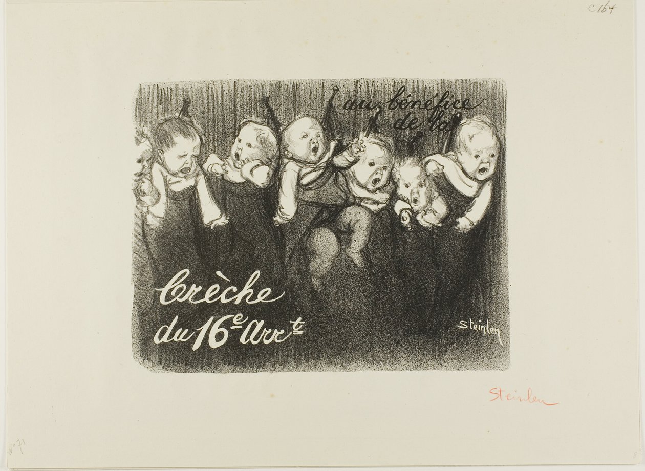 Em benefício da creche do 16º Arrondissement de Théophile Alexandre Pierre Steinlen