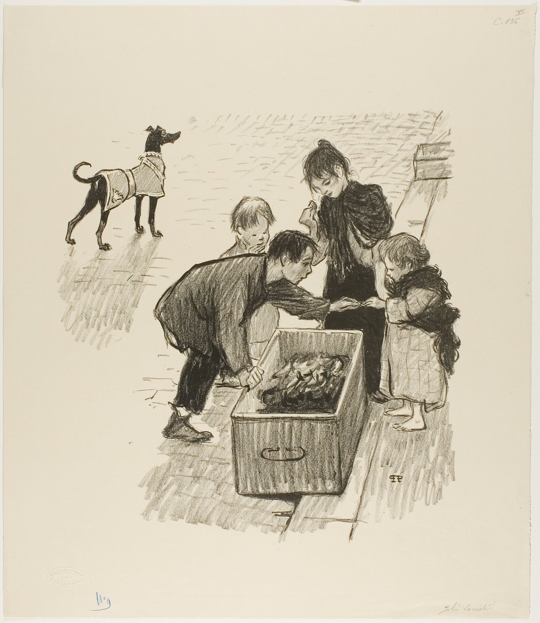 Alta sociedade! de Théophile Alexandre Pierre Steinlen