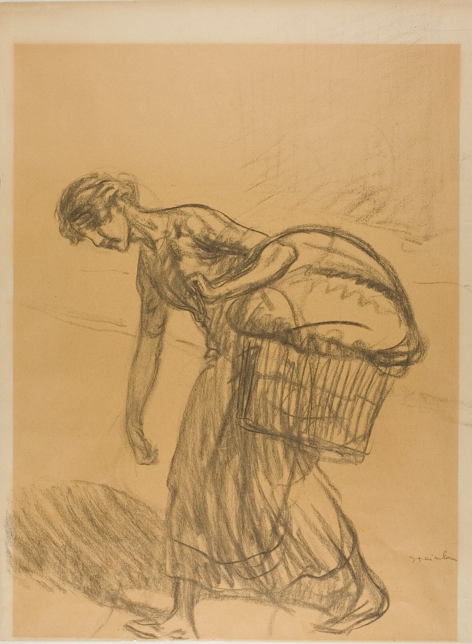 Lavadeira de Théophile Alexandre Pierre Steinlen