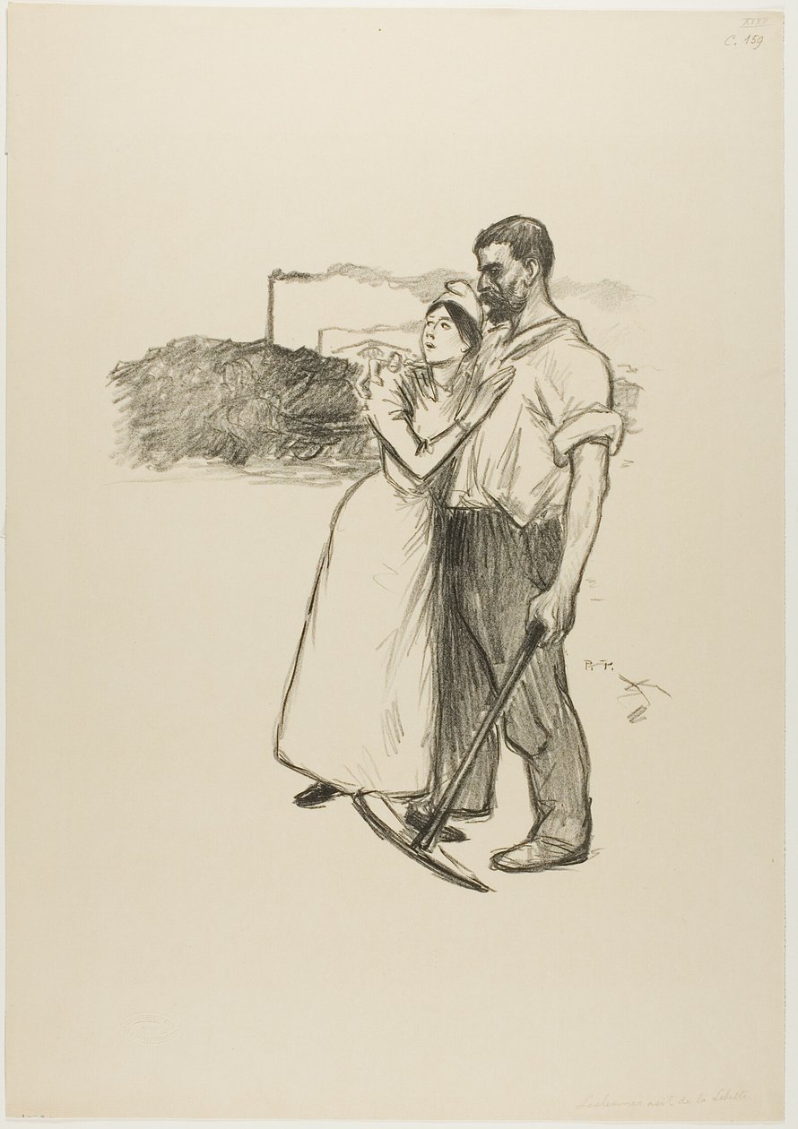 O último refúgio da liberdade de Théophile Alexandre Pierre Steinlen
