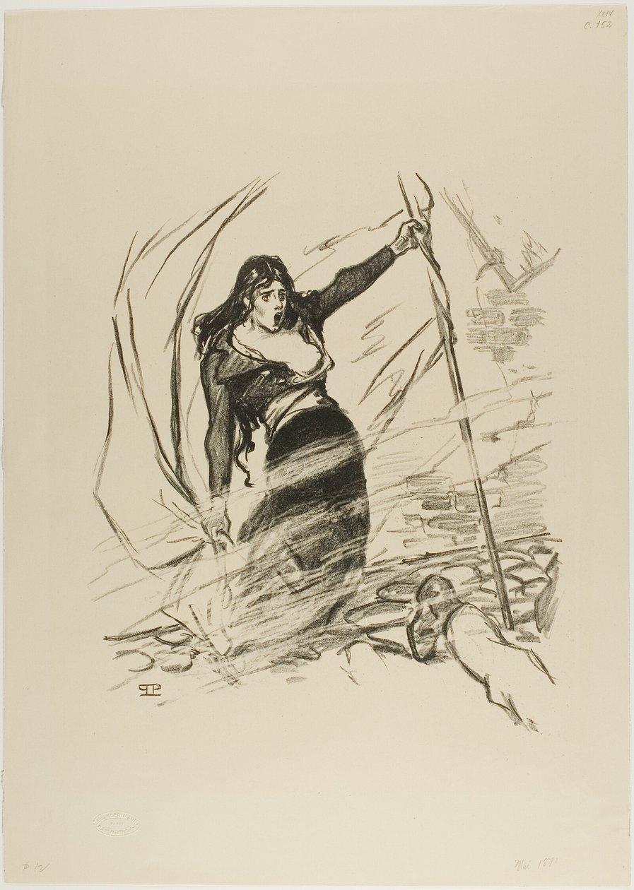 maio de 1871 de Théophile Alexandre Pierre Steinlen