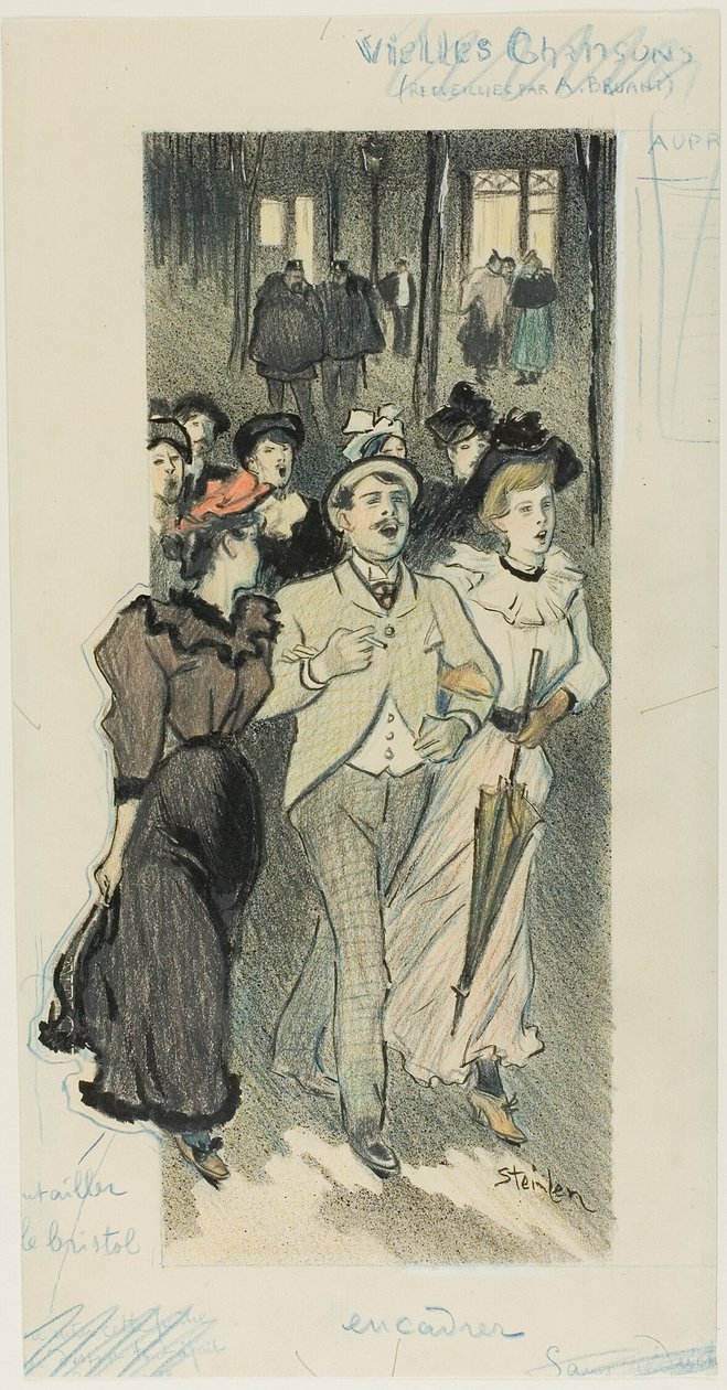 Canções antigas de Théophile Alexandre Pierre Steinlen