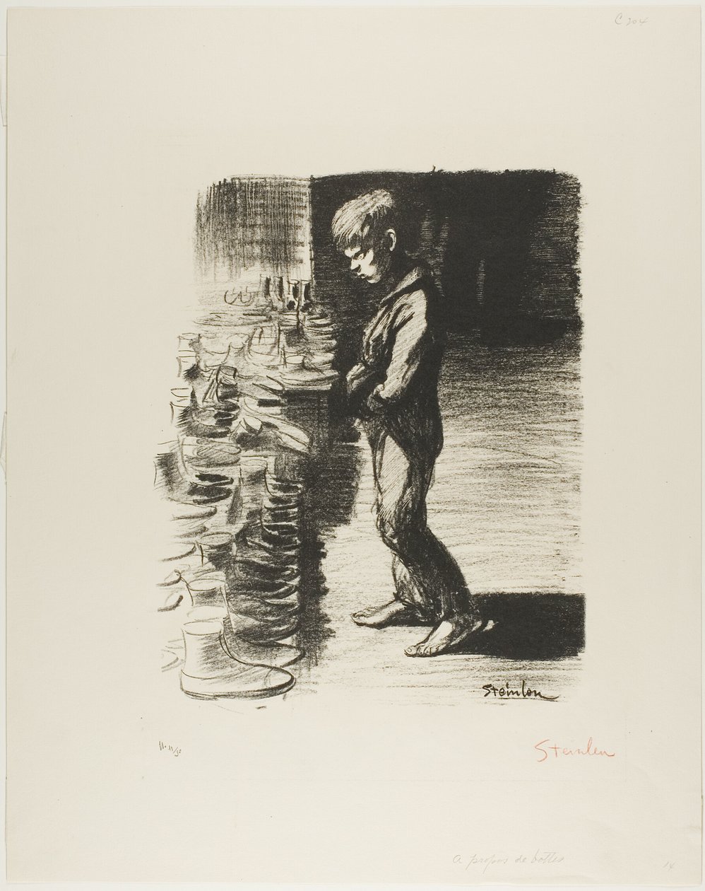 Sobre o tema das botas de Théophile Alexandre Pierre Steinlen