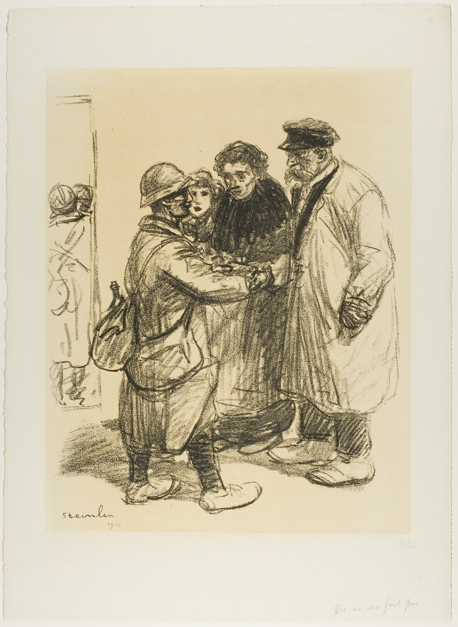 Não nos habituamos a isso de Théophile Alexandre Pierre Steinlen