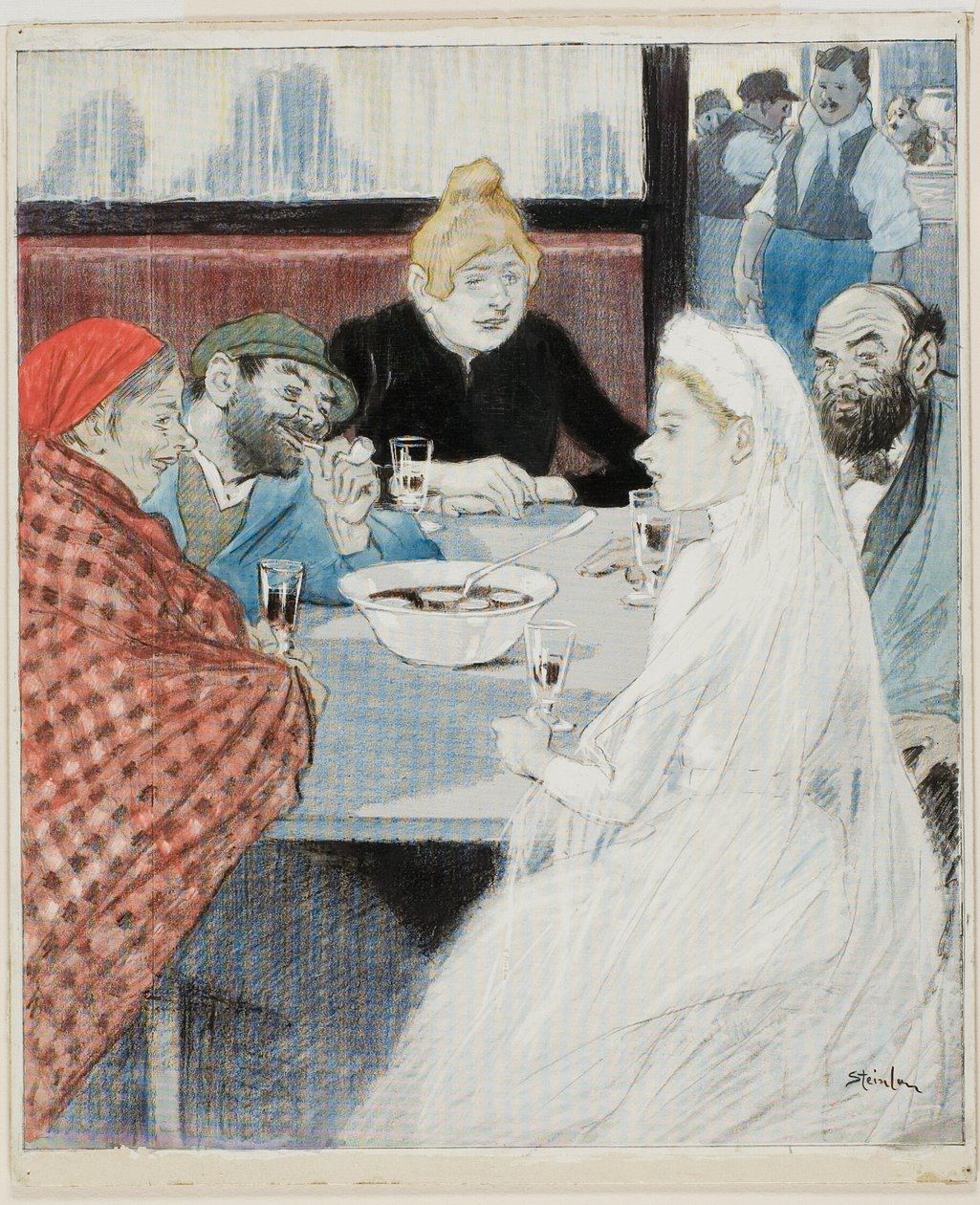 A noiva de Théophile Alexandre Pierre Steinlen
