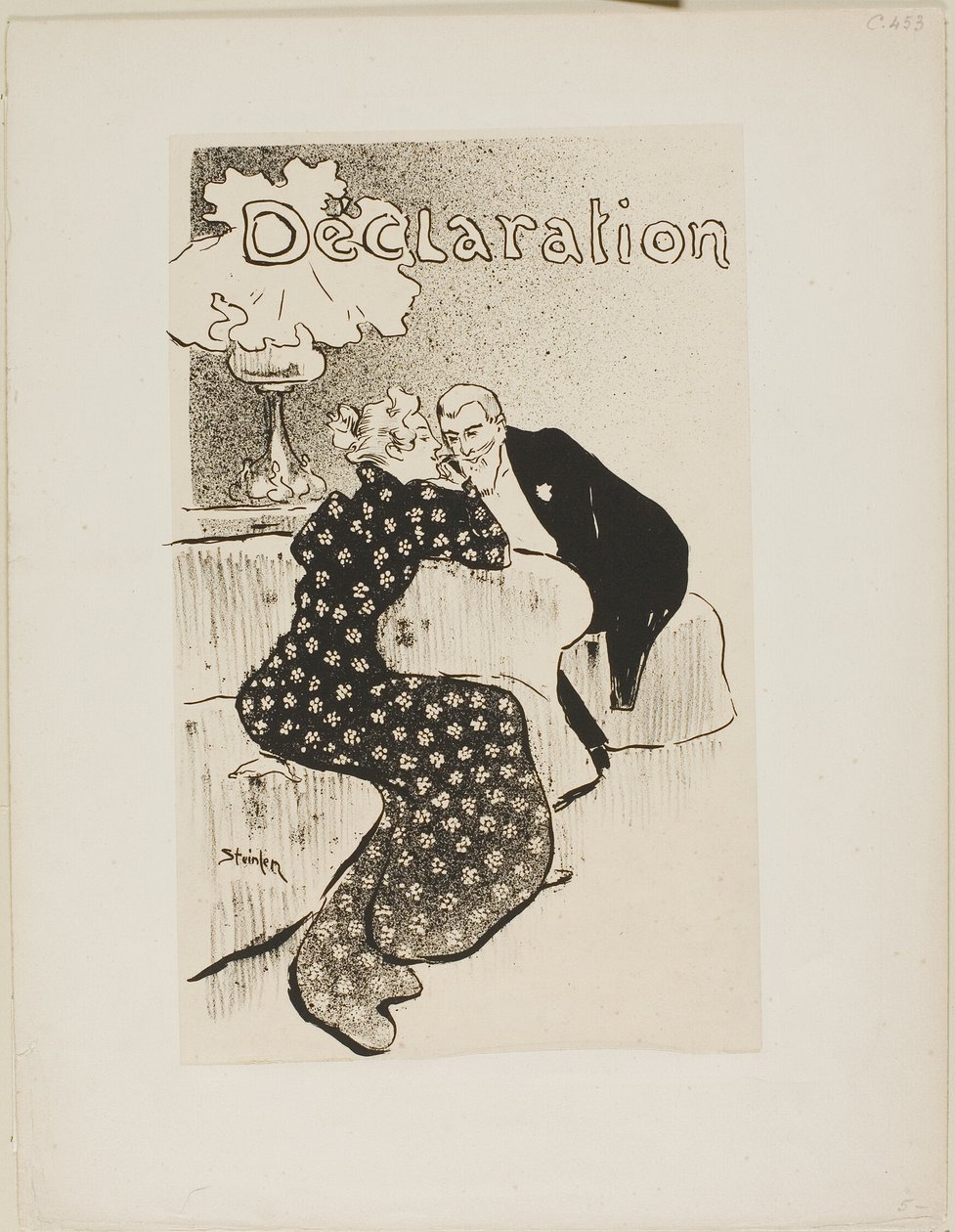 A Declaração de Théophile Alexandre Pierre Steinlen