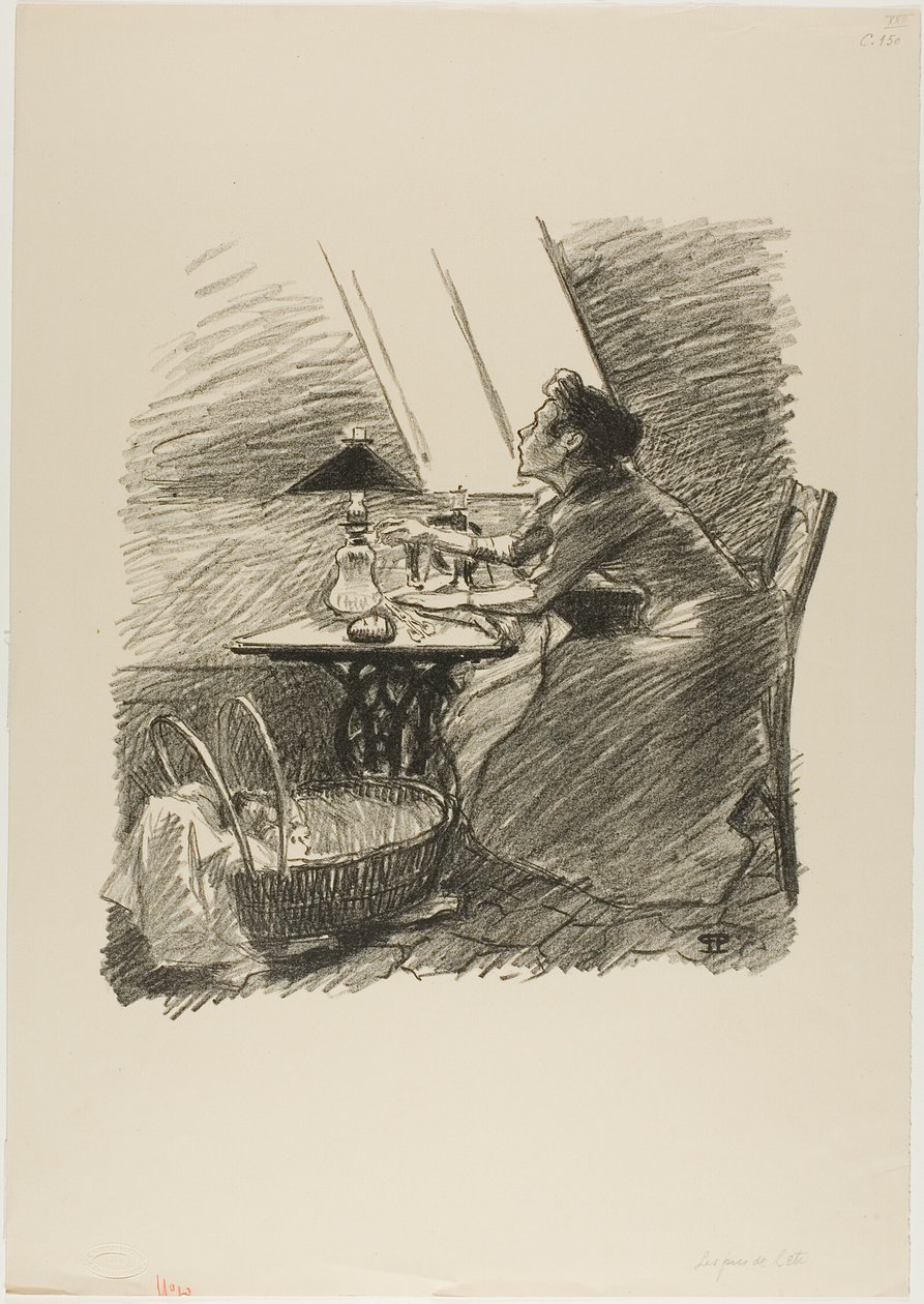 As alegrias do verão de Théophile Alexandre Pierre Steinlen