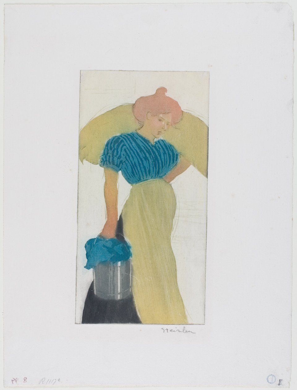 A Lavadeira de Théophile Alexandre Pierre Steinlen