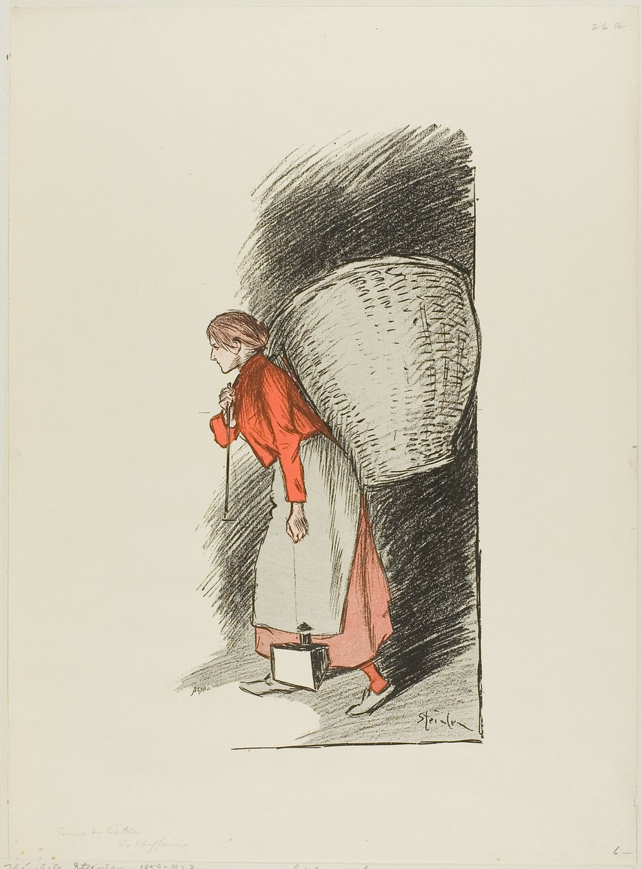 O apanhador de trapos de Théophile Alexandre Pierre Steinlen