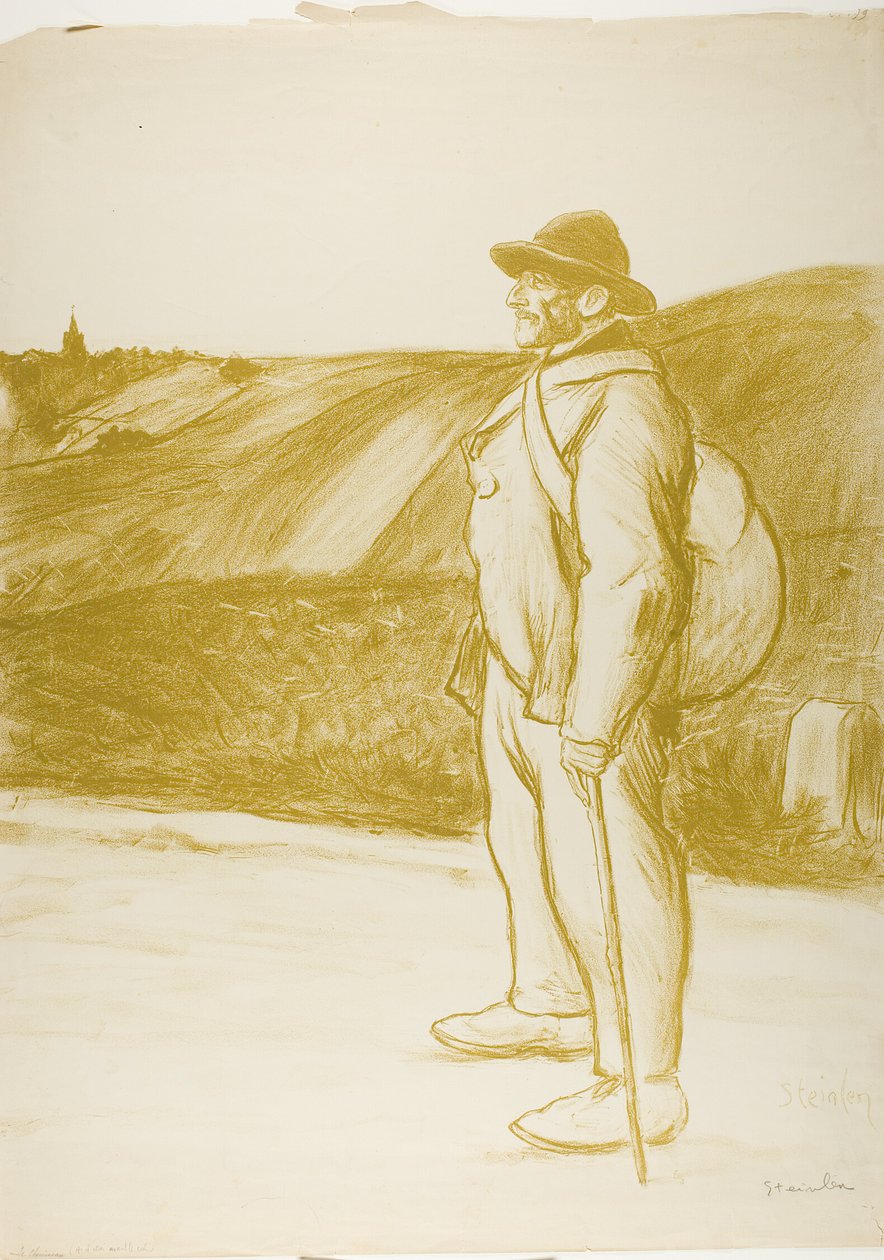O vagabundo de Théophile Alexandre Pierre Steinlen