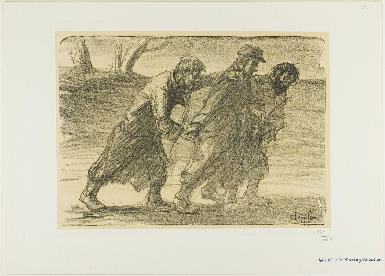 Três camaradas de Théophile Alexandre Pierre Steinlen