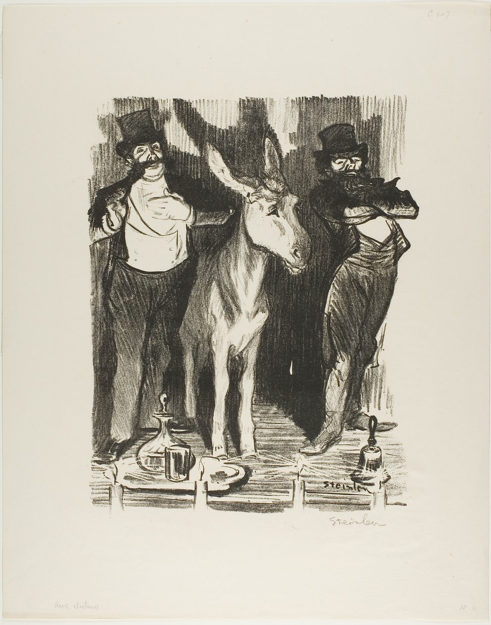 Aos eleitores de Théophile Alexandre Pierre Steinlen