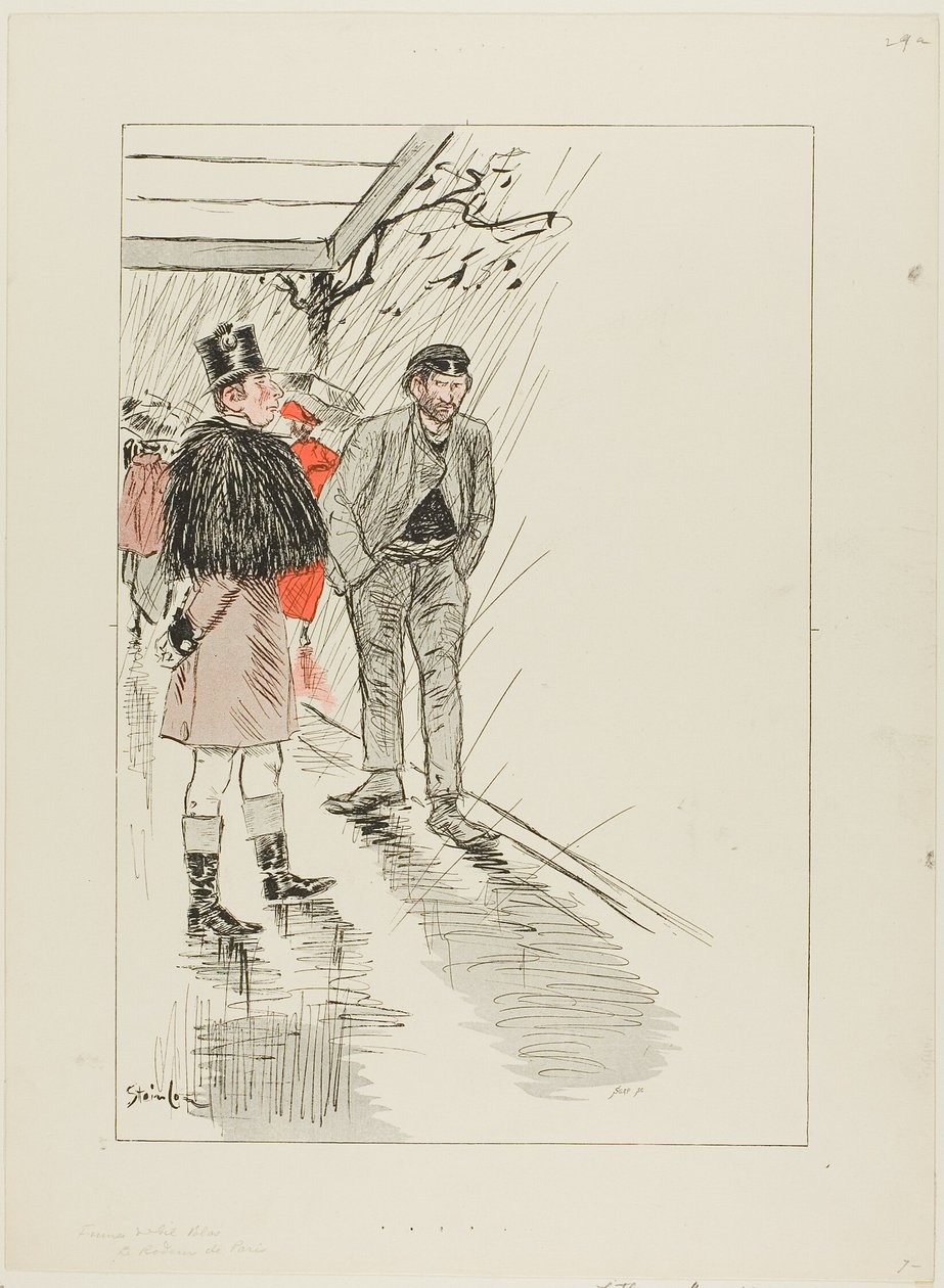 Vagabundo de Paris de Théophile Alexandre Pierre Steinlen