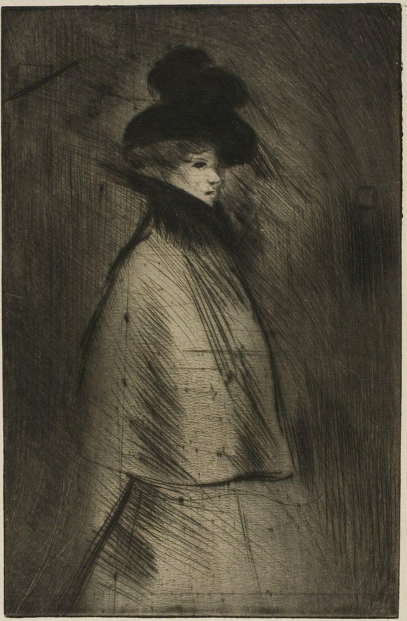 Mulher a passear de Théophile Alexandre Pierre Steinlen