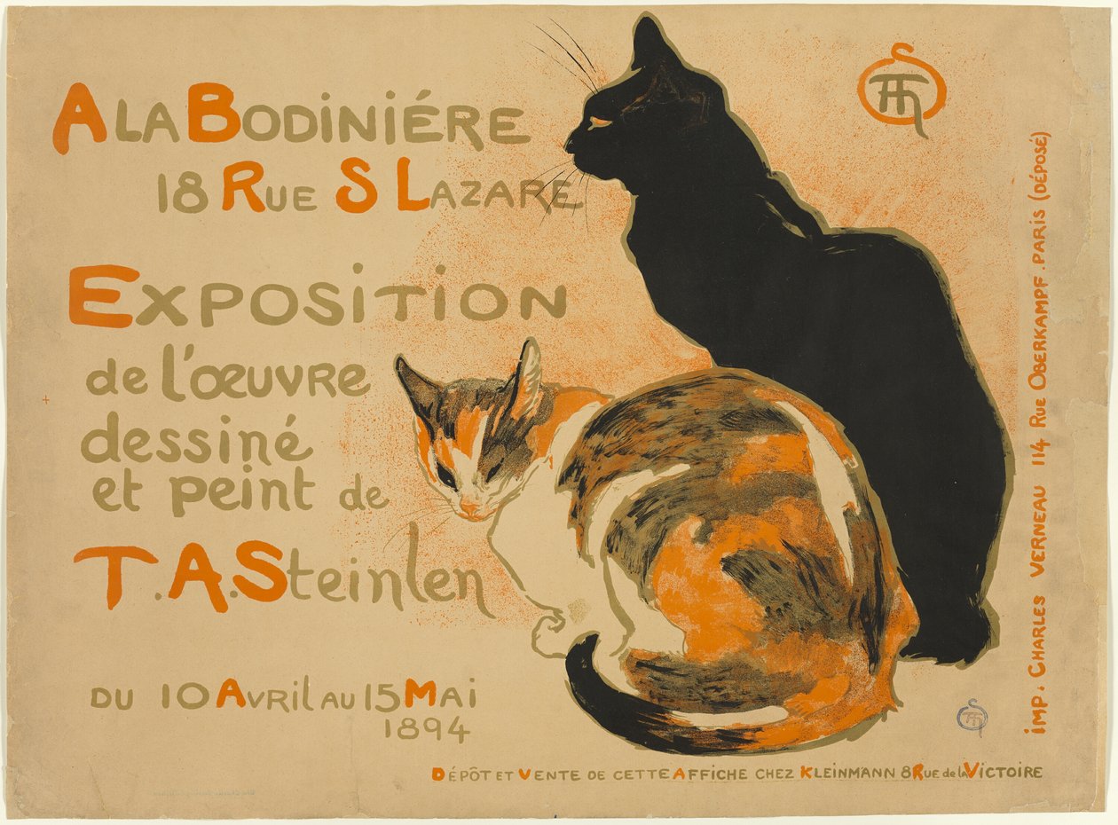 Em La Bodiniére de Théophile Alexandre Pierre Steinlen