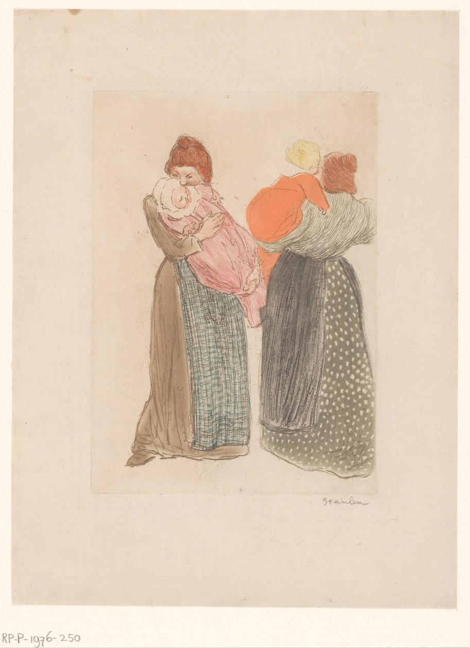 Duas mães com filhos
Les deux mères de Théophile Alexandre Steinlen (signed by artist)