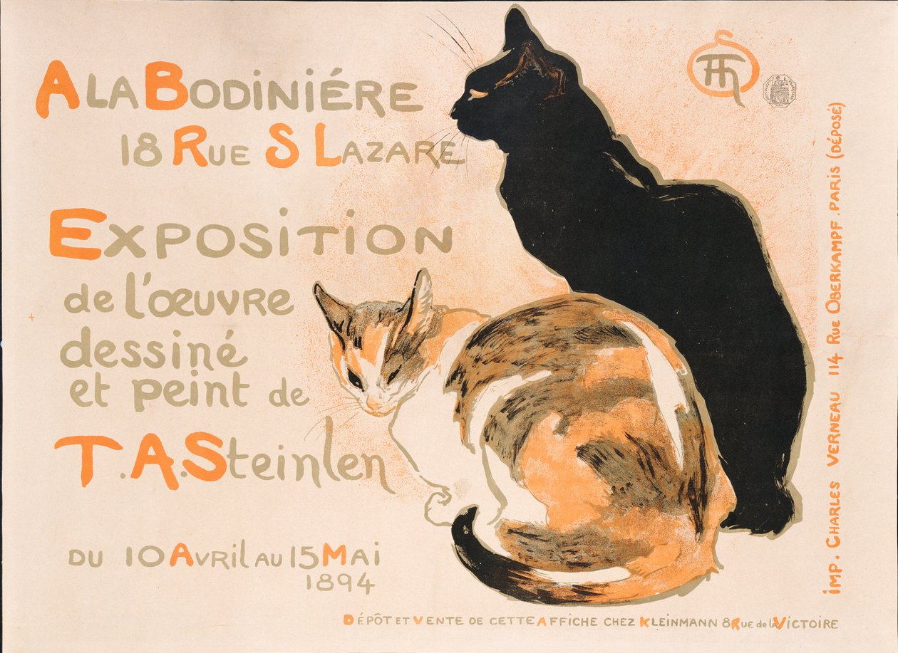 No Bodiniere, 1894 de Théophile Alexandre Steinlen