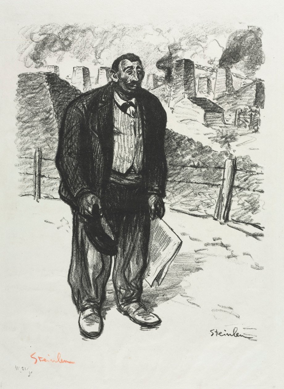 O trabalhador honesto de Théophile Alexandre Steinlen