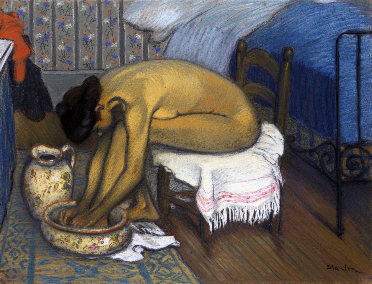 The Bath by Steinlen, Theophile Alexandre (1859-1923) de Théophile Alexandre Steinlen