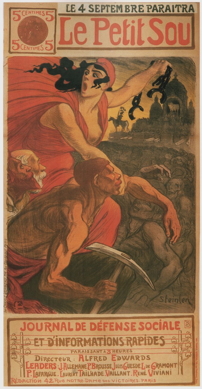 O centavo, 1900 de Théophile Alexandre Steinlen