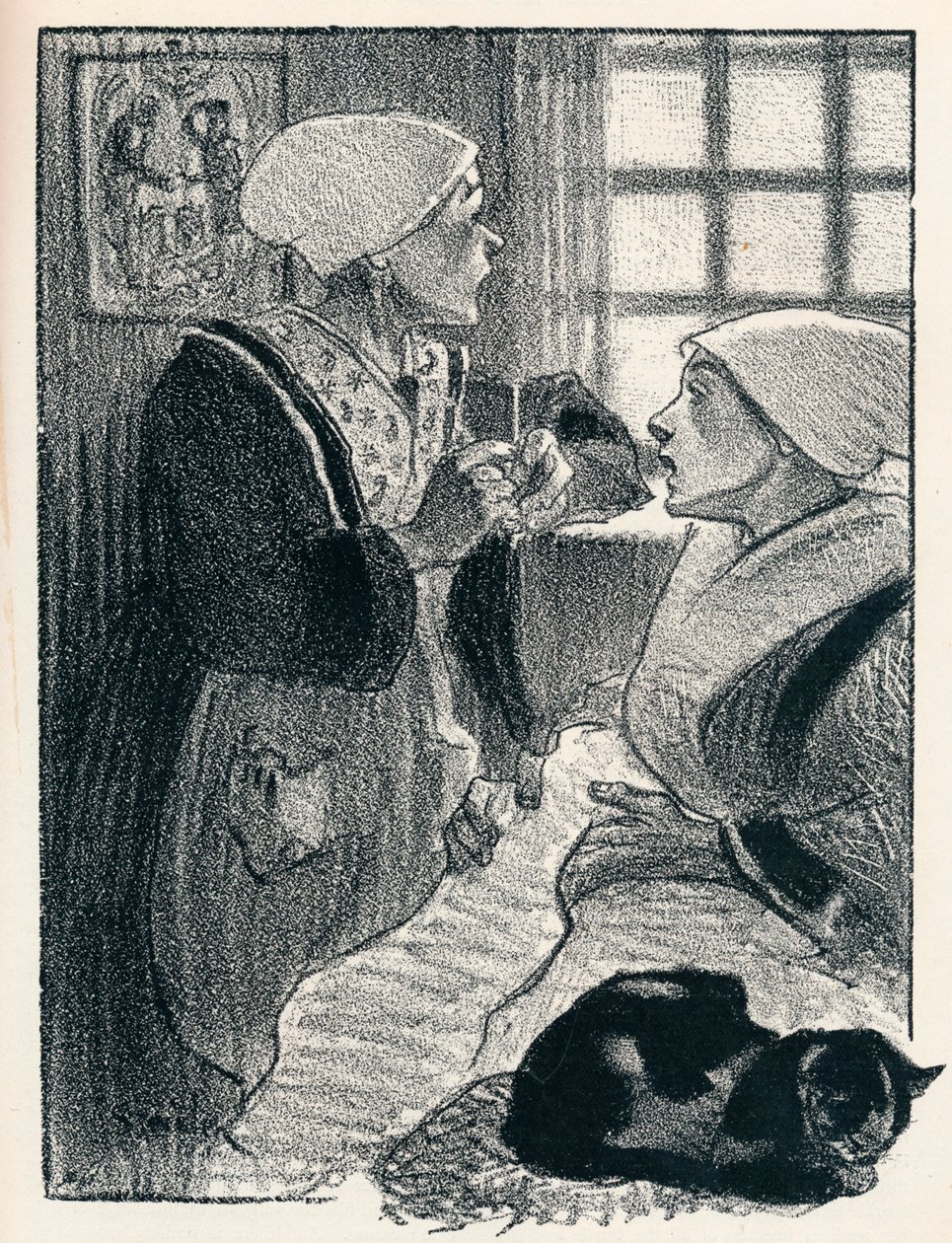Les Femmes De France from Chansons De Femmes, 1897, 1898 de Théophile Alexandre Steinlen