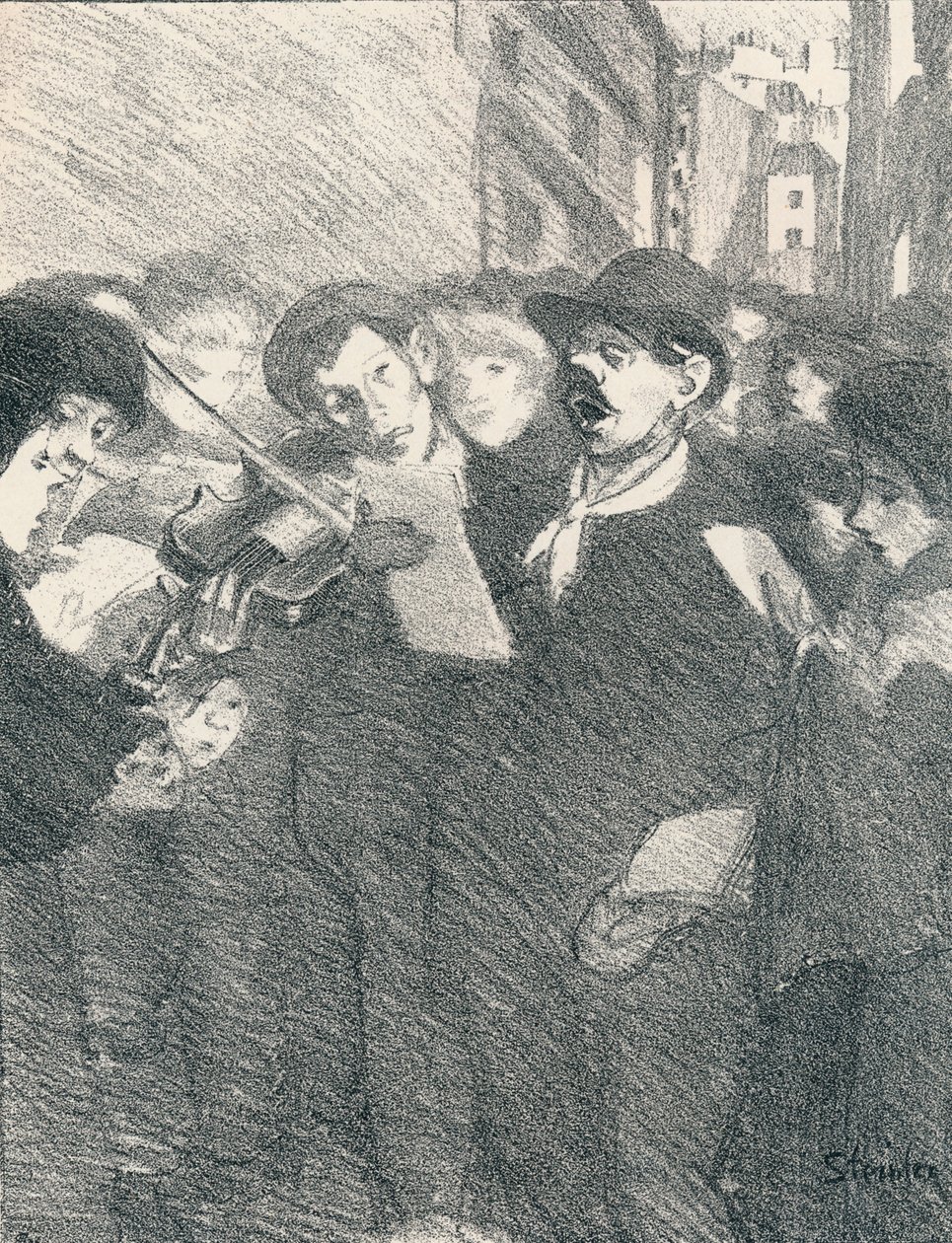 Lile Des Baisers de Chansons De Femmes, 1897, 1898 de Théophile Alexandre Steinlen